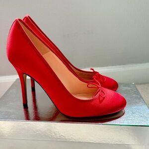 J. Crew Collection made-in-Italy Ballet Pumps Festival Red